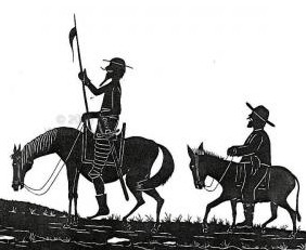 Imagen del Quijote y Sancho