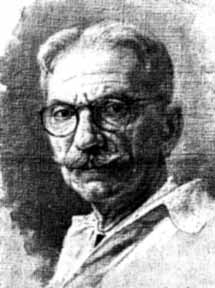 Imagen a lapiz de Ramón Frade León