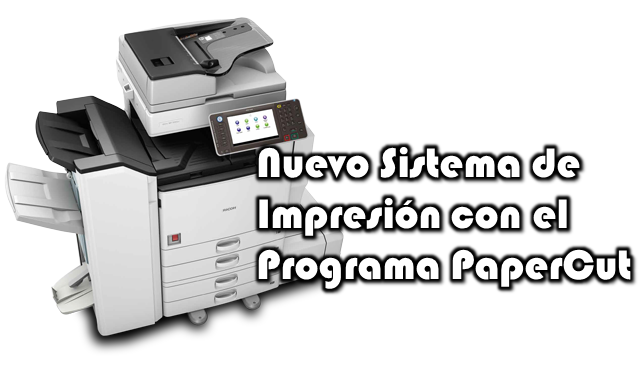 Imagen representativa al nuevo sistema de impresión PaperCut