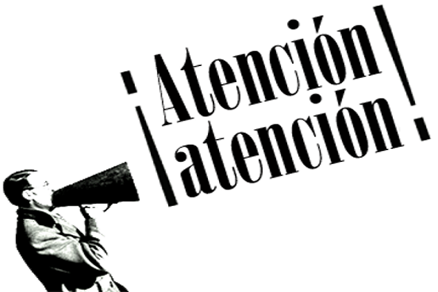 Atencion Imagen representativa a anuncion importante.