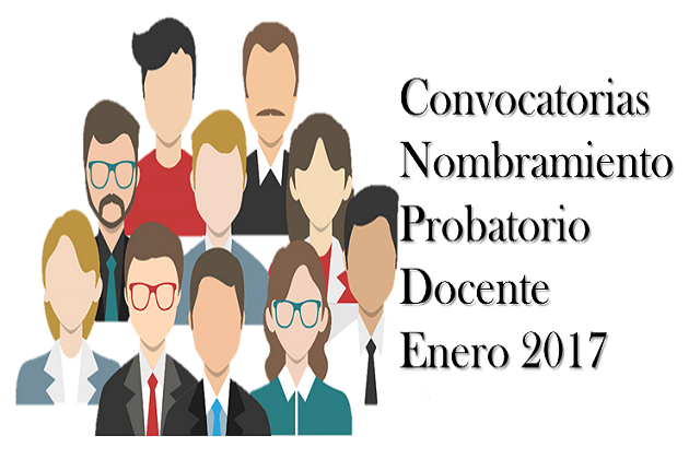 convocatoria-docente Imagen representativa al enlace a la Convocatoria Nombramiento Probatorio Docente Enero 2017