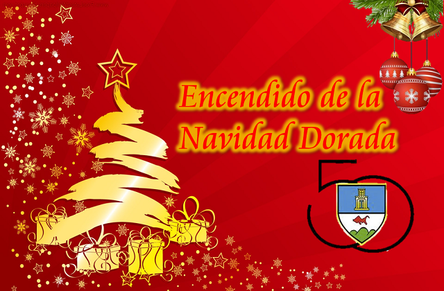 arte-50-navidad Imagen de arte de promoción al Encendido de la Navidad Dorada UPR Cayey