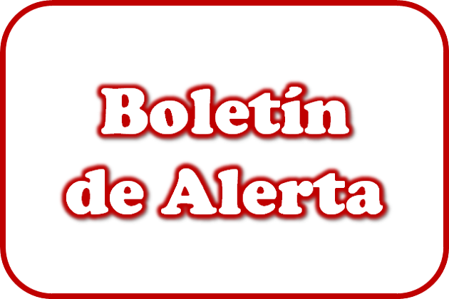 Imagen representativa de boletín de alerta