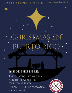 Imagen promoción a las lecturas de Christmas en Puerto Rico