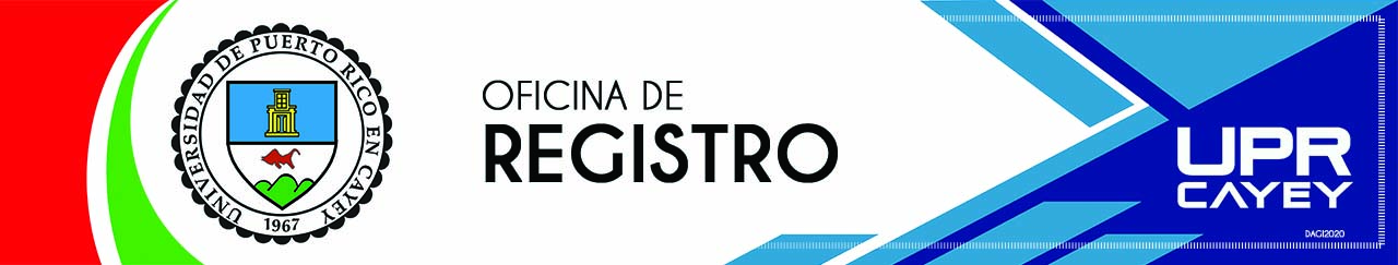 Banner de Oficina de Registro