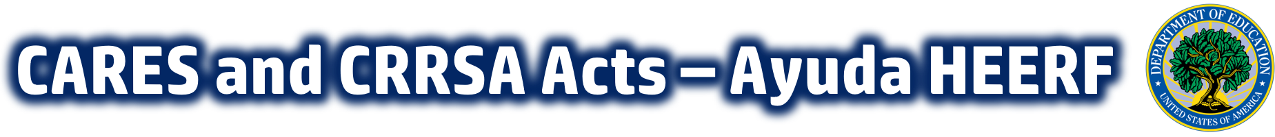 Imagen Banner de CARES and CRRSA Acts