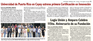 Imagen noticia Periódico La Coordillera - Título V UPRC