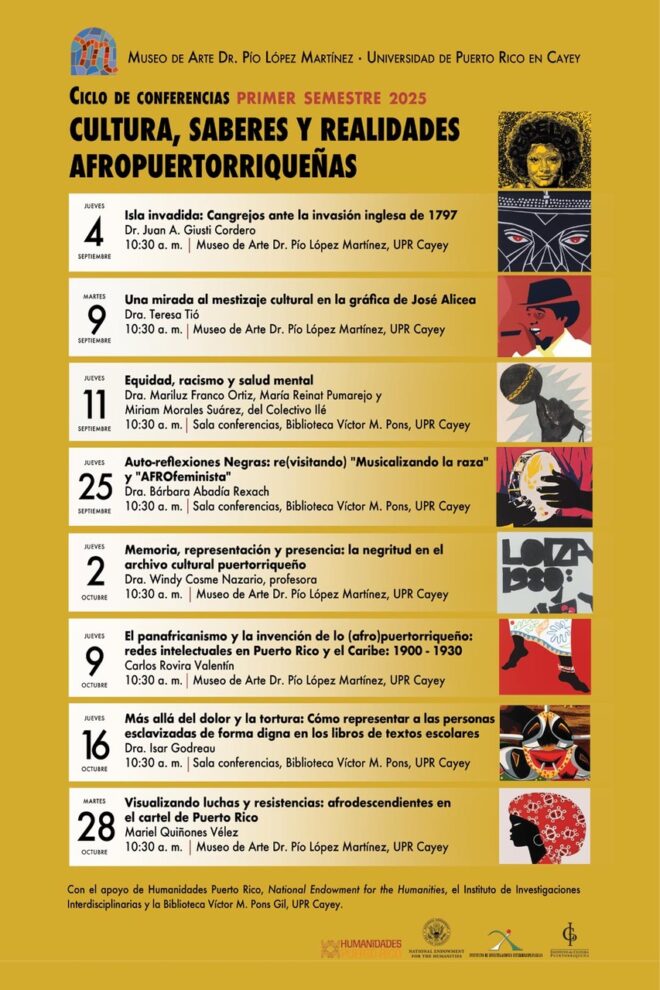 AFROConf25 Promoción Ciclo de Conferencias Primer Semestre 2025