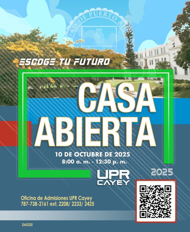 Casa Abierta 2025 Imagen Promoción Casa Abierta 2025