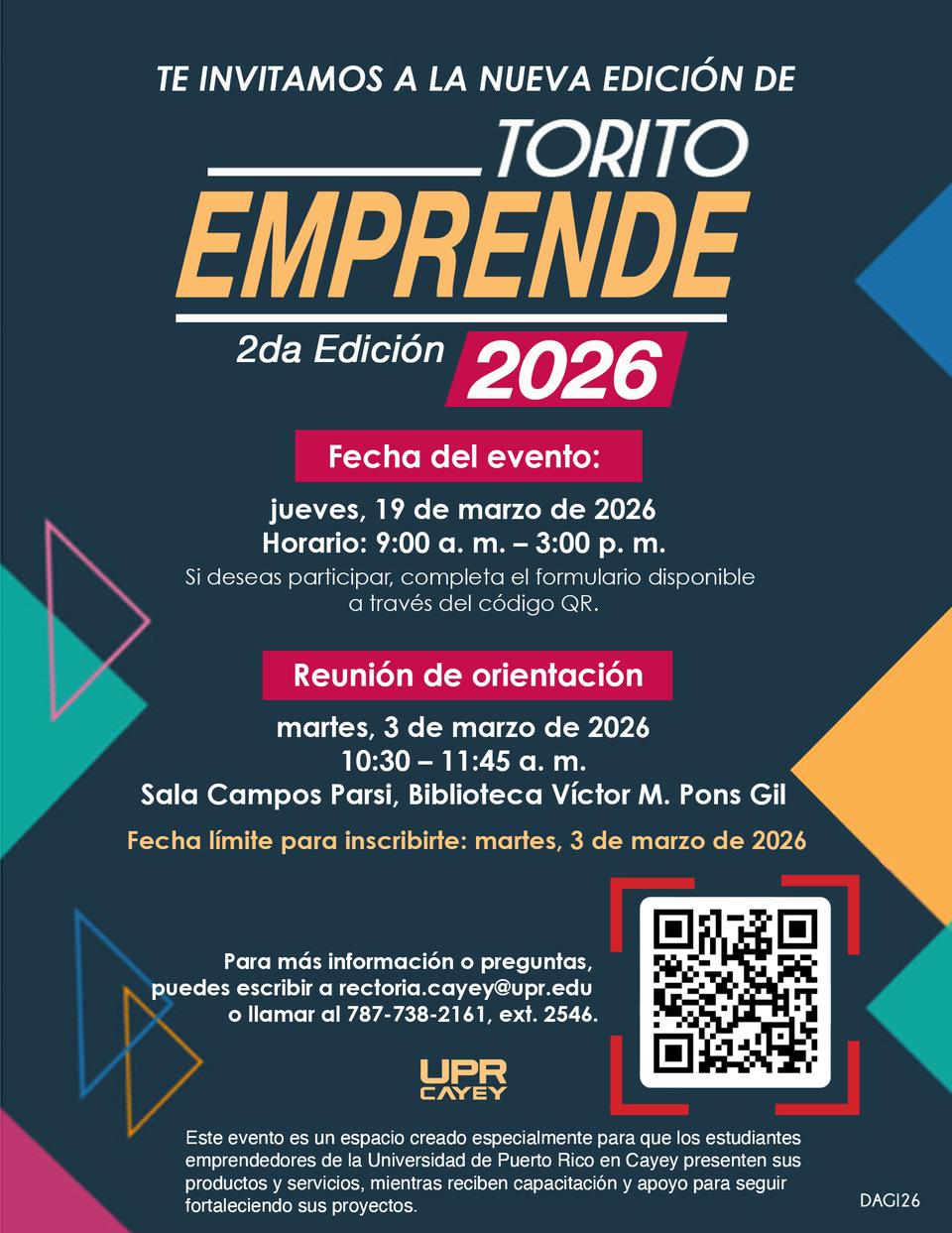 Promoción Torito Emprende