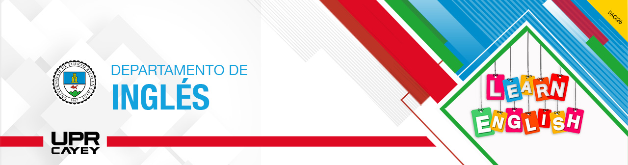 Imagen de banner para el departamento de inglés