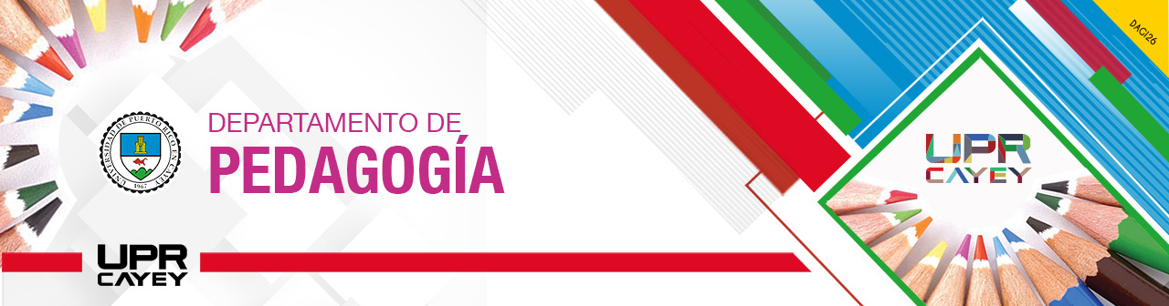 Imagen de banner para el departamento de pedagogía