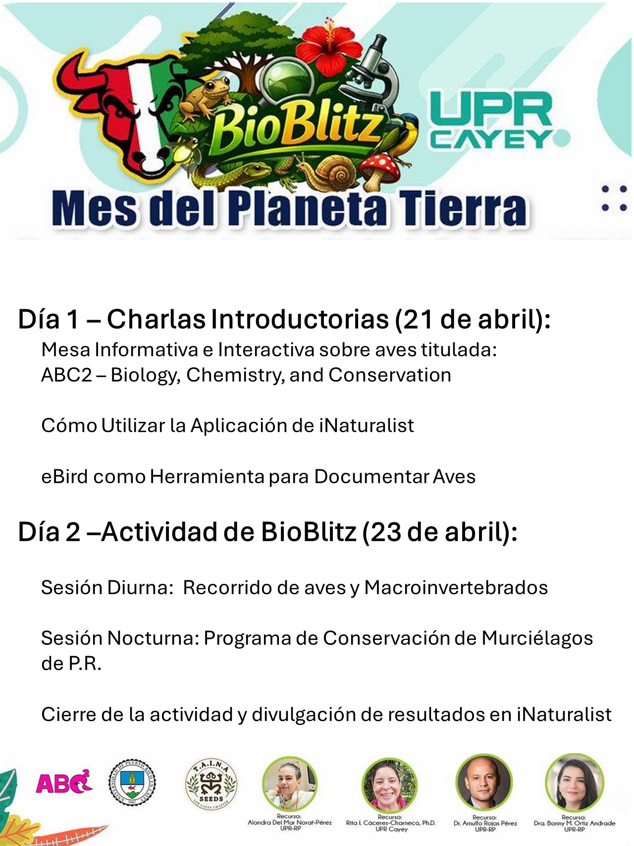 Imagen para la celebración del mes del planeta tierra